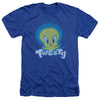 Looney Tunes - Tweety Swirl Adult Regular Fit Heather Short Sleeve