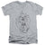 Looney Tunes - Faded Taz Adult Slim Fit V Neck Cotton