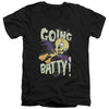 Looney Tunes - Going Batty Adult Slim Fit V Neck Cotton