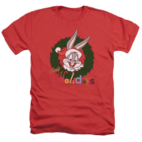 Looney Tunes - Holiday Bunny Adult Regular Fit Heather Short Sleeve