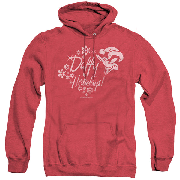 Looney Tunes - Daffy Holidays Adult Heather Hoodie