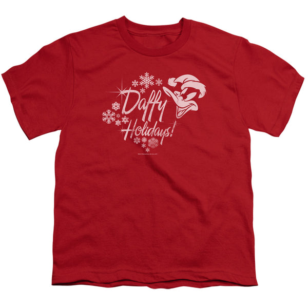 Looney Tunes - Daffy Holidays Youth Short Sleeve