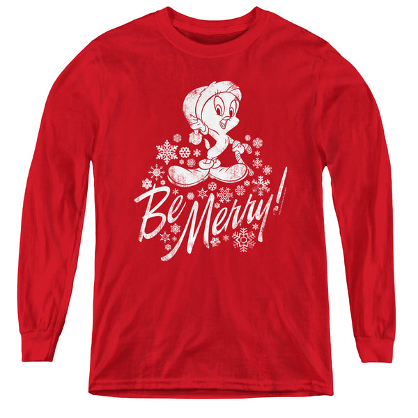 Looney Tunes - Merry Tweety L - S Youth