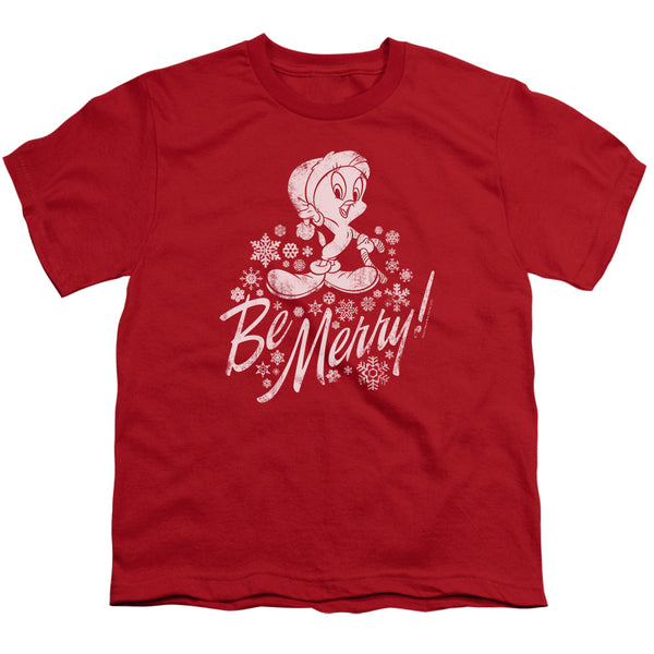 Looney Tunes - Merry Tweety Youth Short Sleeve