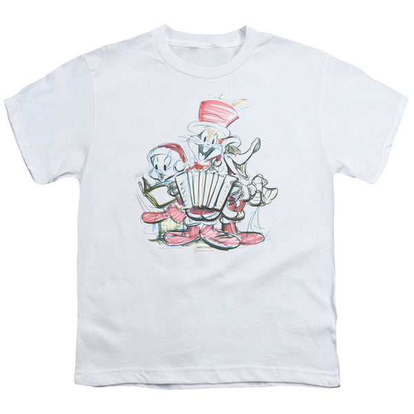 Looney Tunes - Holiday Sketch Youth Short Sleeve
