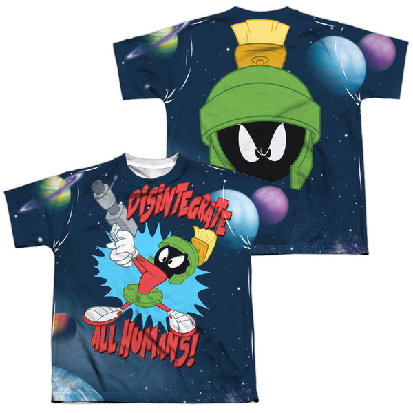 Looney Tunes - Disintergrate (Front - Back Print) Youth Short Sleeve 100% Poly