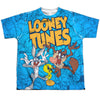 Looney Tunes - Collage Of Characters Youth Short Sleeve 100% Poly