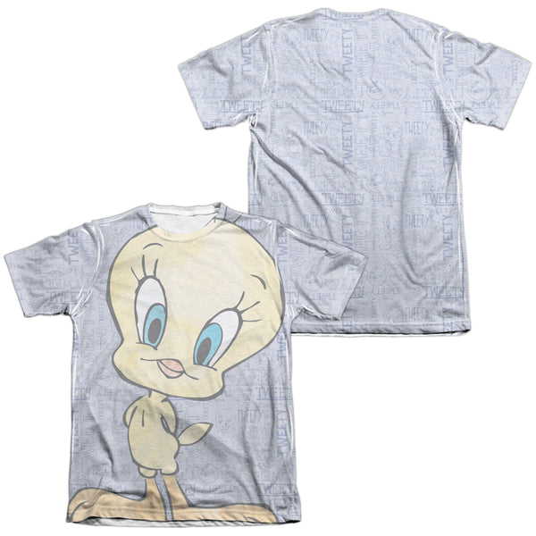 Looney Tunes - Tweety Girl (Front - Back Print) Adult Regular Fit Short Sleeve 65 - 35 Poly - Cotton
