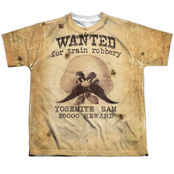 Looney Tunes - Wanted Youth Short Sleeve 100% Poly
