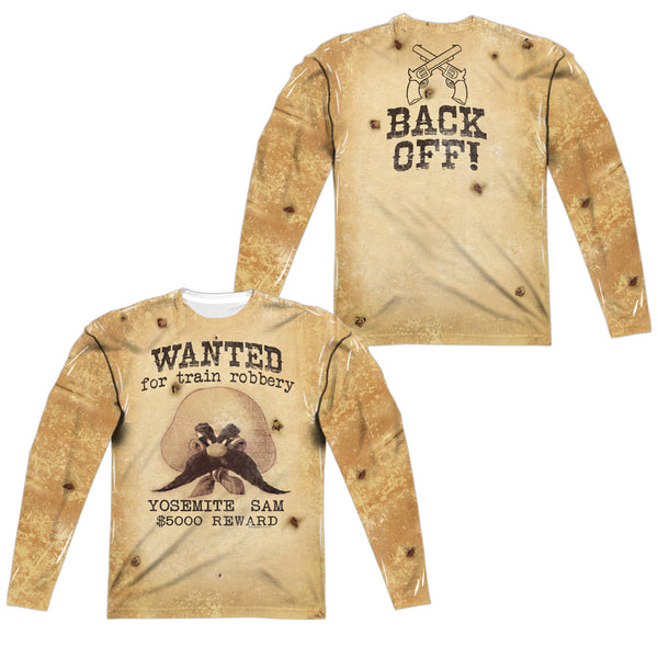 Looney Tunes - Wanted (Front - Back Print) L - S Adult Poly Crew