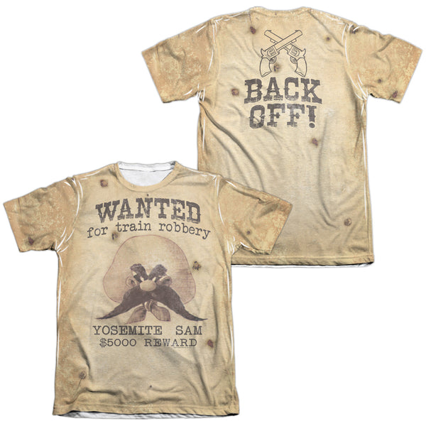 Looney Tunes - Wanted (Front - Back Print) Adult Regular Fit Short Sleeve 65 - 35 Poly - Cotton