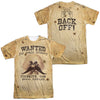 Looney Tunes - Wanted (Front - Back Print) Adult Regular Fit Short Sleeve 100% Poly
