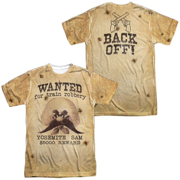 Looney Tunes - Wanted (Front - Back Print) Adult Regular Fit Short Sleeve 100% Poly
