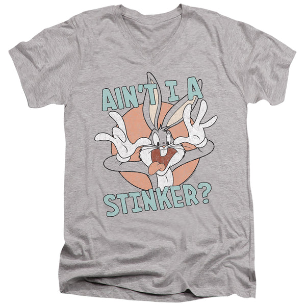 Looney Tunes - Aint I A Stinker Adult Slim Fit V Neck Cotton