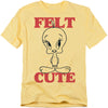 Looney Tunes - Felt Cute Adult Regular Fit Short Sleeve