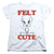 Looney Tunes - Felt Cute Women's Short Sleeve