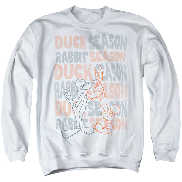 Looney Tunes - Duck Season Rabbit Season Adult Crewneck Sweatshirt