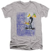 Looney Tunes - Graffiti Duck Adult Slim Fit V Neck Cotton