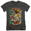 Looney Tunes - Screwy Rabbit Adult Slim Fit V Neck Cotton