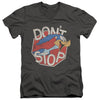 Looney Tunes - Dont Stop Adult Slim Fit V Neck Cotton