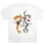 Looney Tunes - Bugs And Lola Kiss Valentine's Day Youth Short Sleeve