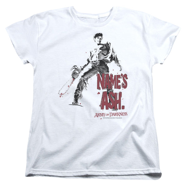 Army Of Darkness - Names Ash Women's Short Sleeve