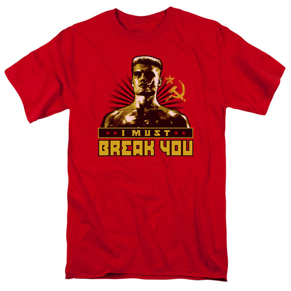Rocky IV - I Must Break You Adult Regular Fit Short Sleeve