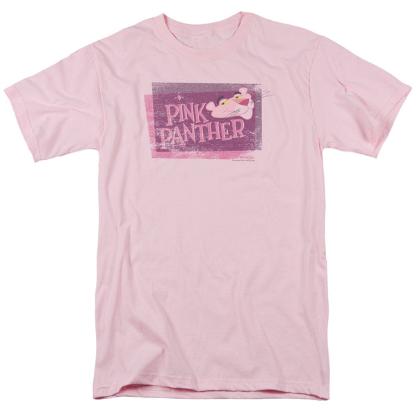 Pink Panther - Distressed Adult Regular Fit Short Sleeve