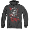Army Of Darkness - Hail To The King Adult Heather Hoodie