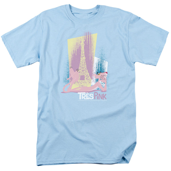 Mgm - Pink Panther - Tres Pink Adult Regular Fit Short Sleeve