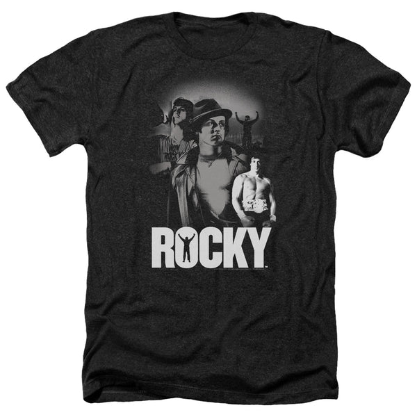Rocky - Making Of A Champ Adult Regular Fit Heather Short Sleeve