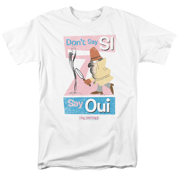 Pink Panther - Say Oui Adult Regular Fit Short Sleeve