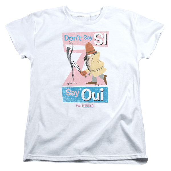 Pink Panther - Say Oui Women's Short Sleeve