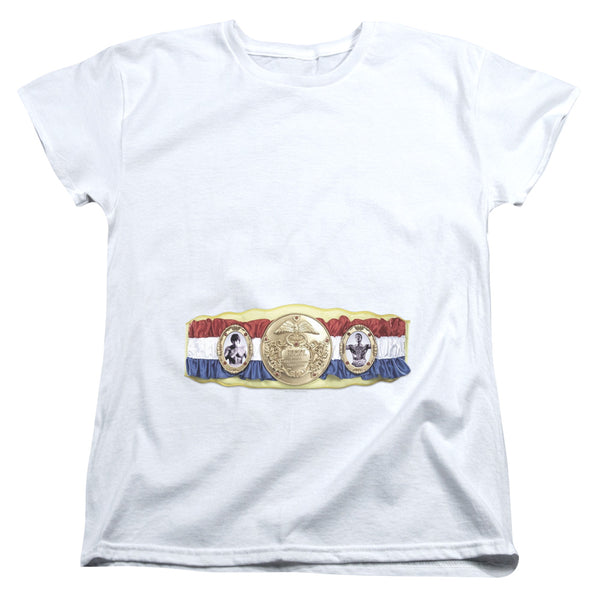 Rocky - Championship Belt(Bottom Front) Women's Short Sleeve
