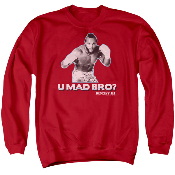 Rocky III - U Mad Bro Adult Crewneck Sweatshirt