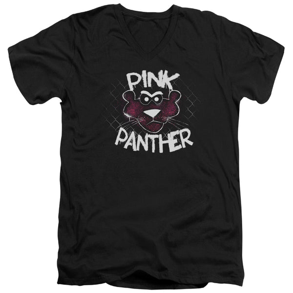 Mgm - Pink Panther - Spray Panther Adult Slim Fit V Neck Cotton
