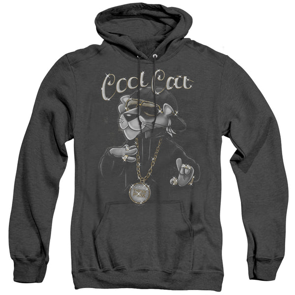 Pink Panther - Cool Cat Adult Heather Hoodie