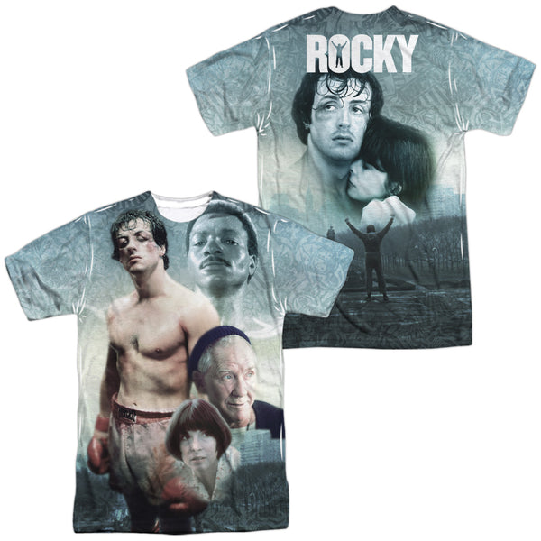 Rocky - Montage (Front - Back Print) Adult Regular Fit Short Sleeve 100% Poly
