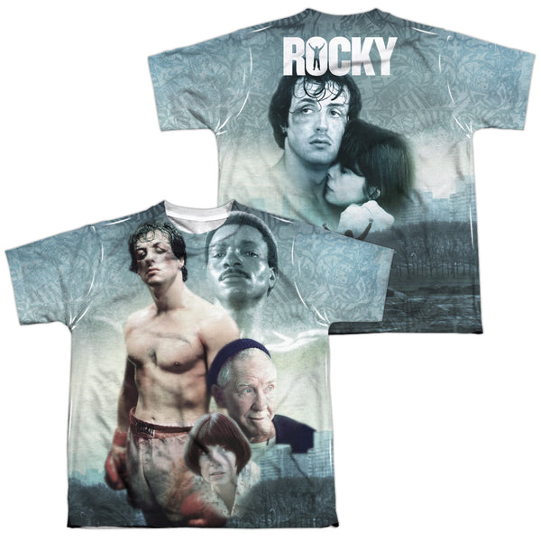 Rocky - Montage (Front - Back Print) Youth Short Sleeve 100% Poly