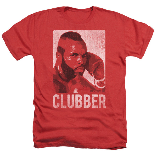 Rocky III - Clubber Lang Adult Regular Fit Heather Short Sleeve