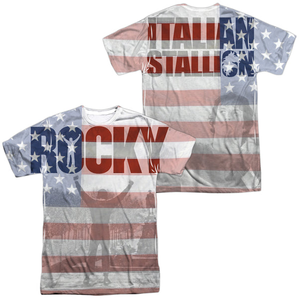 Rocky - America (Front - Back Print) Adult Regular Fit Short Sleeve 100% Poly