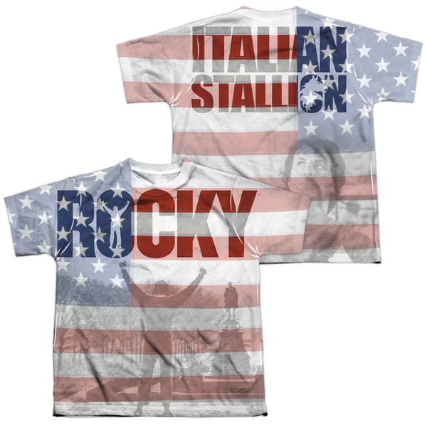 Rocky - America (Front - Back Print) Youth Short Sleeve 100% Poly