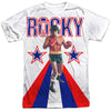 Rocky - Red White And Blue Adult Regular Fit Short Sleeve 100% Poly