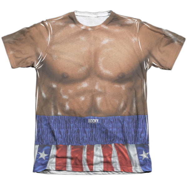 Rocky - Apollo Costume Adult Regular Fit Short Sleeve 65 - 35 Poly - Cotton