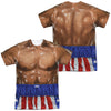 Rocky - Apollo Costume (Front - Back Print) Adult Regular Fit Short Sleeve 100% Poly
