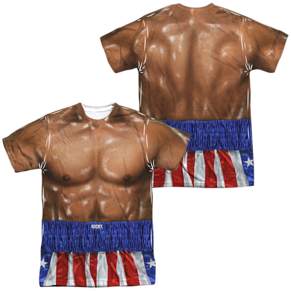 Rocky - Apollo Costume (Front - Back Print) Adult Regular Fit Short Sleeve 100% Poly