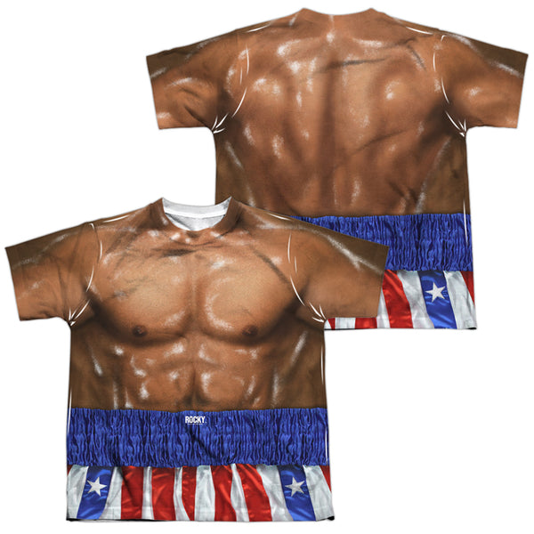 Rocky - Apollo Costume (Front - Back Print) Youth Short Sleeve 100% Poly