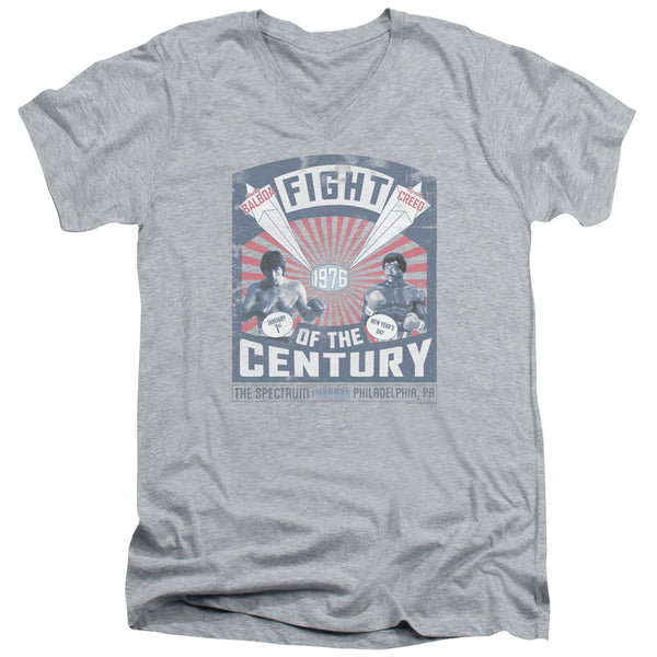 Rocky - Balboa Creed Fight Poster Adult Slim Fit V Neck Cotton