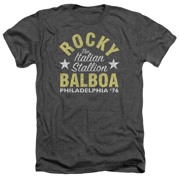 Rocky - Rocky Philly Adult Regular Fit Heather Short Sleeve