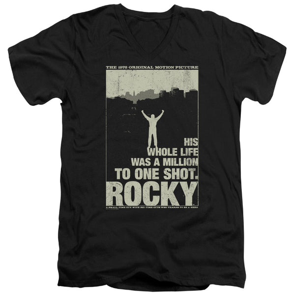 Rocky - Silhouette Adult Slim Fit V Neck Cotton